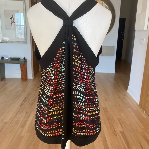 BCBG multicolored, racer back top—small - Picture 2 of 6